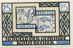 Kölln-Reisiek - Gemeinde - - 31.12.1921 - 25 Pfennig 