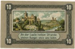 Kösen (heute: Naumburg) - Stadt - 9.7.1918 - 10 Pfennig