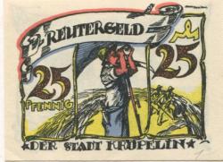 Kröpelin - Stadt - - 28.2.1922 - 25 Pfennig