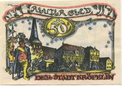 Kröpelin - Stadt - - 28.2.1922 - 50 Pfennig