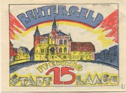 Laage - Stadt - - 28.2.1922 - 25 Pfennig 