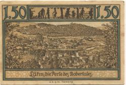 Lähn (heute: PL-Wlen) - Städtische Sparkasse - -- - 1.50 Mark 