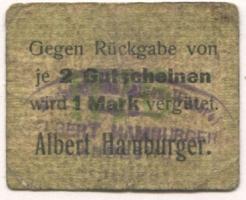 Landeshut (heute: PL-Kamienna Góra) - Hamburger, Albert, Mechanische Leinen-Weberei - -- - 50 Pfennig 