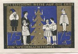 Langeln - Gemeinde - - 31.12.1921 - 75 Pfennig