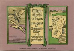 Langenaltheim - Gemeinde - 1.10.1920 - 50 Pfennig