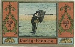 Langeneß-Nordmarsch - Gemeinde - 1.9.1921 - 30 Pfennig
