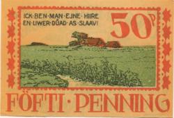 Langenhorn - Gemeinde - - 31.3.1922 - 50 Pfennig