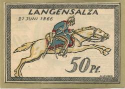 Langensalza (Bad) - Stadt - 1921 - 50 Pfennig