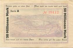 Langenschwalbach (heute: Schwalbach (Bad)) - Untertaunus-Kreis - 15.8.1923 - 50 Millionen Mark