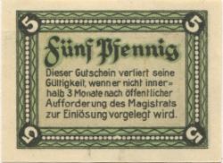 Langewiesen - Stadt - 1921 - 5 Pfennig