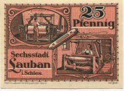 Lauban - (heute:-PL-Luban) - Stadt - Oktober 1920 - 25 Pfennig
