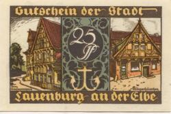 Lauenburg - Stadt - -- - 25 Pfennig