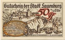Lauenburg - Stadt - -- - 50 Pfennig