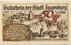 Lauenburg - Stadt - 1.7.1921 - 50 Pfennig