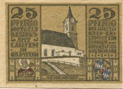 Laufen (und Tittmoning) - Bezirk - 1920 - 25 Pfennig