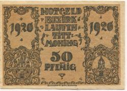 Laufen (und Tittmoning) - Bezirk - 1920 - 50 Pfennig