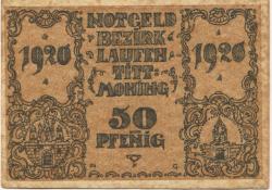 Laufen (und Tittmoning) - Bezirk - 1920 - 50 Pfennig