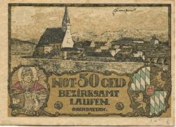 Laufen (und Tittmoning) - Bezirk - 1920 - 50 Pfennig