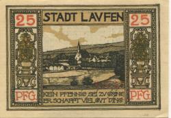 Laufen - Stadt - 20.10.1920 - 25 Pfennig