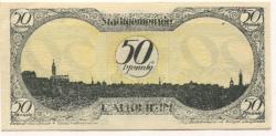 Laupheim - Stadt - 5.7.1919 - 1.7.1921 - 50 Pfennig