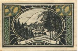 Lautenthal (heute: Langelsheim) - 30.10.1921 - 2.1.1923 - 50 Pfennig