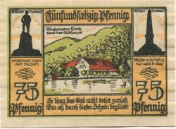 Lauterberg (Bad) - Stadt - 15.7.1921 - 75 Pfennig