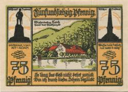 Lauterberg (Bad) - Stadt - 15.7.1921 - 75 Pfennig