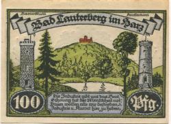 Lauterberg (Bad) - Stadt - 15.7.1921 - 100 Pfennig