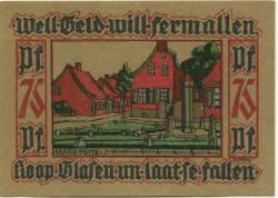 Leer -Verein für Heimatschutz und Heimatgeschichte eV - Oktober 1921 - 75 Pfennig