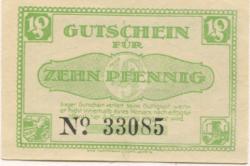 Lehrte - Stadt - 1.11.1921 - 10 Pfennig 