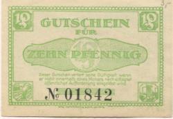 Lehrte - Stadt - 1.11.1921 - 10 Pfennig