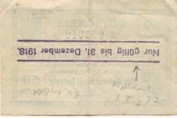 Leipzig - Stadt - 31.12.1918 - 50 Pfennig
