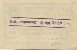 Leipzig - Stadt - 31.12.1918 - 50 Pfennig