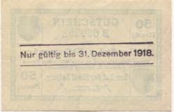Leipzig - Stadt - 31.12.1918 - 50 Pfennig