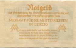 Leipzig - Messeamt für Mustermessen - August 1923 - 1 Million Mark