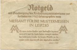 Leipzig - Messeamt für Mustermessen - August 1923 - 5 Millionen Mark