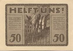 Leipzig - Volkshaus - - 30.6.1922 - 50 Pfennig