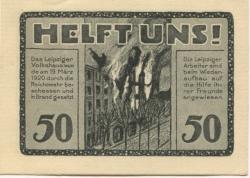 Leipzig - Volkshaus - - 30.6.1922 - 50 Pfennig