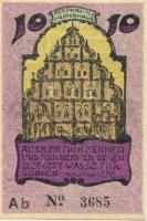 Lemgo - Stadt - 25.5.1921 - 10 Pfennig