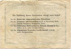 Leuna - Badische Anilin- und Soda-Fabrik, Ammoniakwerk Merseburg GmbH, Leuna-Werk - 15.8.1923 - 3 Millionen Mark