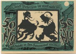 Lichtenstein(-Callnberg) - Stadt - 1.4.1921 - 50 Pfennig 