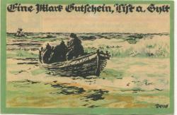 List - Gemeinde - 21.7.1921 - 1 Mark