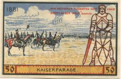 Lockstedter Lager (heute: Hohenlockstedt) - Gemeinde - 1.8.1921 - 31.3.1922 - 50 Pfennig