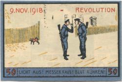 Lockstedter Lager (heute: Hohenlockstedt) - Gemeinde - 1.8.1921 - 31.3.1922 - 50 Pfennig