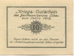 Löbau - Amtshauptmannschaft - 1918 - 31.12.1919 - 10 Pfennig