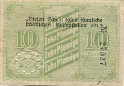 Löbau - Stadt - - 31.12.1918 - 10 Pfennig