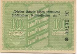 Löbau - Stadt - - 31.12.1918 - 10 Pfennig