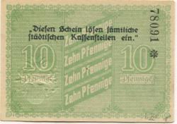 Löbau - Stadt - - 31.12.1918 - 10 Pfennig