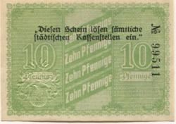 Löbau - Stadt - - 31.12.1918 - 10 Pfennig