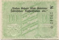 Löbau - Stadt - - 31.12.1918 - 10 Pfennig